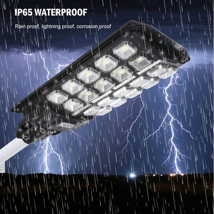 Omsen Promotion 100 200 300 400 W Watt Integrated All in One Solar Led Street Lights Outdoor Waterproof Ip67 for Country Yard