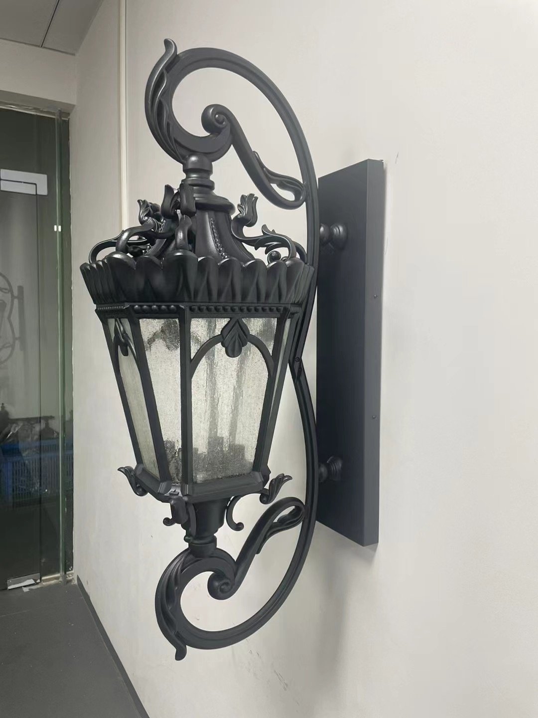 High Quality European Retro Wall Lamp Outdoor Water Proof IP65 Corridor Light Water Proof Black Garden Light Outdoor Wall Lamp