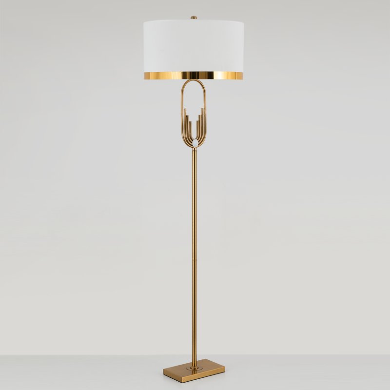 Nordic Floor Lamp Light Bedroom Bedside Lamp Luxury Living Room Sofa Creative Study Simple Modern LED Small Metal 90 80 Round