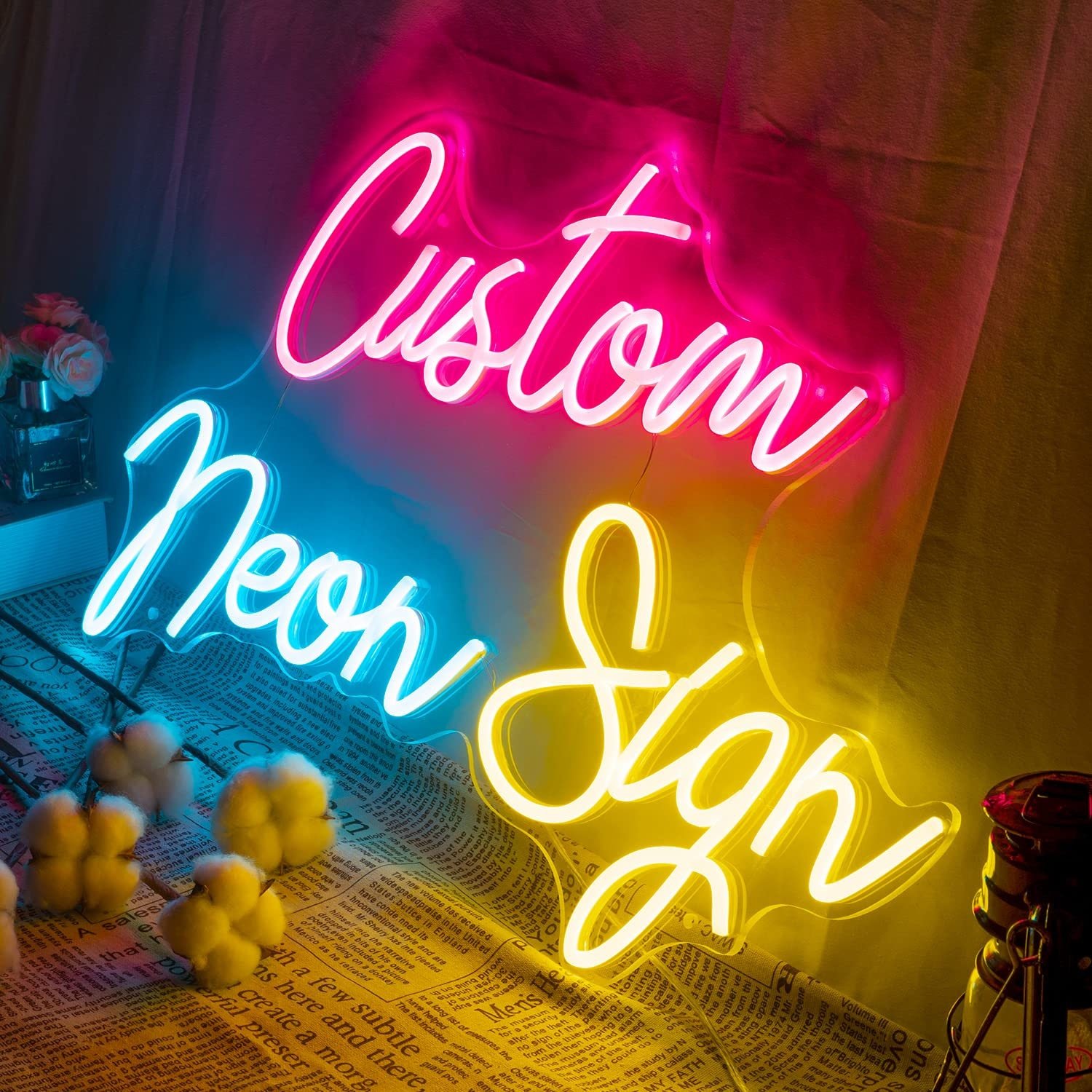 Open 24 Hours Sign Pub Bar Convenience Store Coffee Shop Restaurant Beauty Salon Stores Hotel LED Light Neon Sign