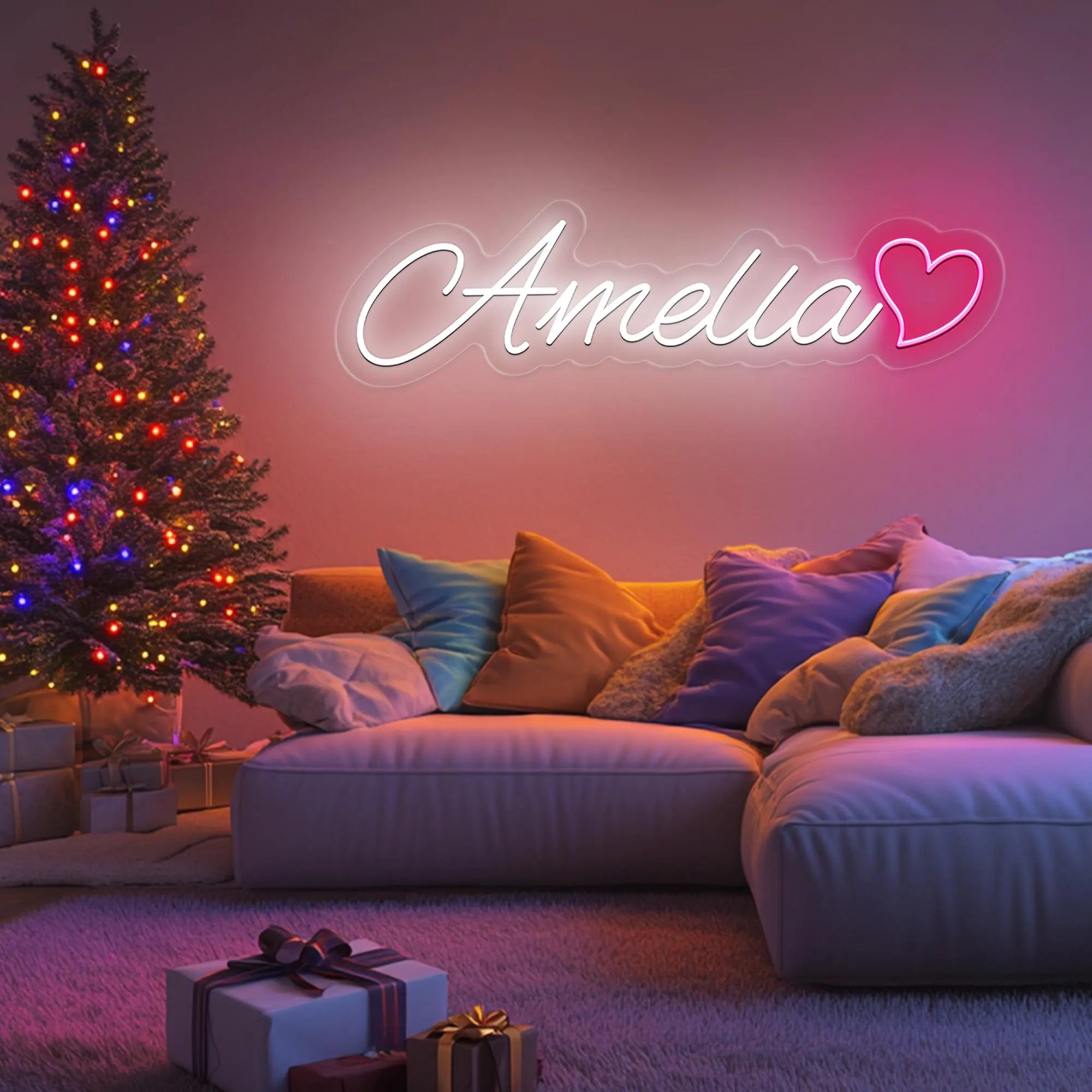 LED Neon Name Sign Custom Neon Sign for Wall Decor Personalized Neon Sign Customizable for BedRoom Gaming Room Housewarming