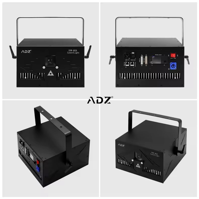 DJ Laser Party Lights 3D Animation RGB Lazer Stage Lighting DMX 512 Indoor Party Disco Projector Nightclub Wedding Lasers Light
