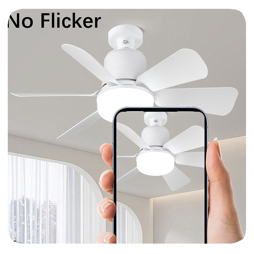 2025 Lights for Home Quiet 16.5 Inch Ceiling With 1000 Lumens Lamp Ventilador Bedroom Remote Control Dimmerble LED Socket Fan