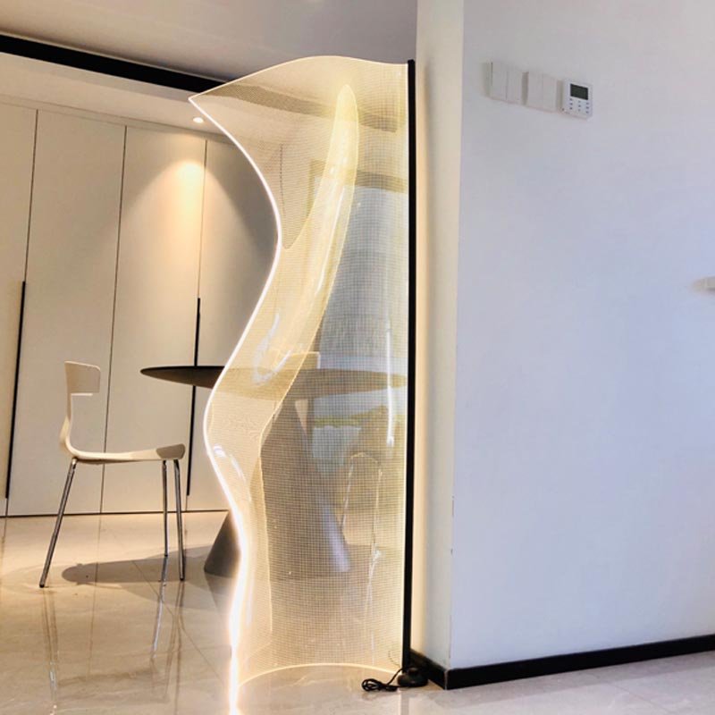 Living Room Corner Large Acrylic Standing Floor Lamps Villa Home Decor Designers Modern Gold Luxury Led Floor Lamp
