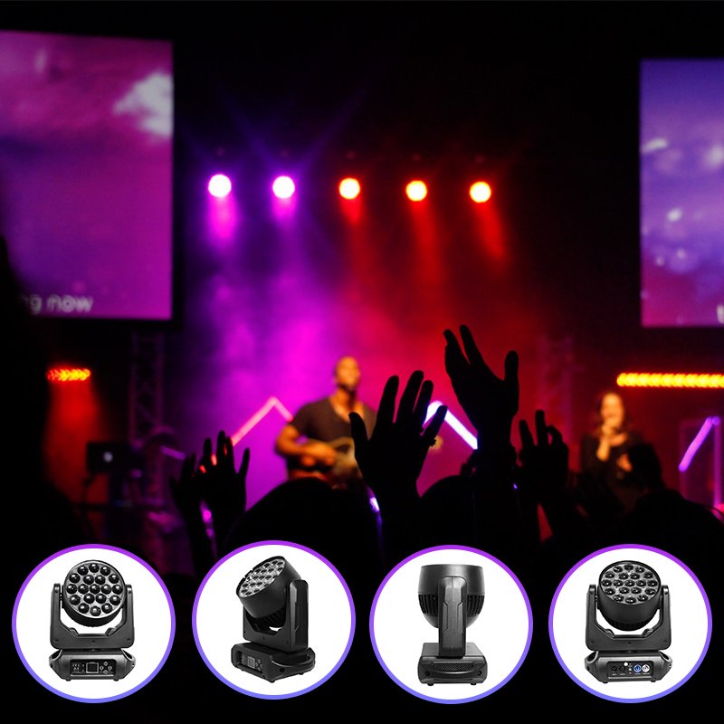 VLTG High Quality 19pcs 15w LED Wash Light Dmx Controller RGBW LCD Touch Screen Display for Night Club Party