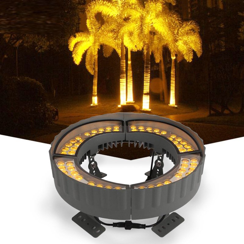 Led Waterproof Outdoor Tree Light Ring 48W72W Column Light for Tree Landscape Park Lamp Garden Palm Hug Tree Light