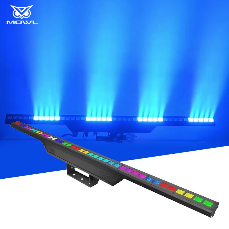 36pcs 3w 3535 RGB 3in1 Strobe Background Atmosphere Cyclorama LED Wall Wash Light for Stage Bar