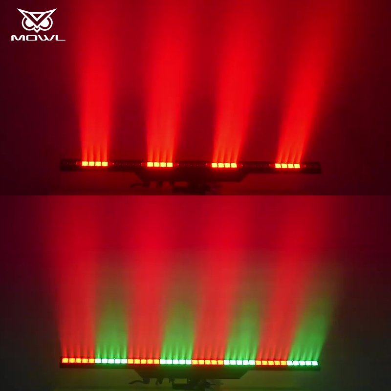 36pcs 3w 3535 RGB 3in1 Strobe Background Atmosphere Cyclorama LED Wall Wash Light for Stage Bar