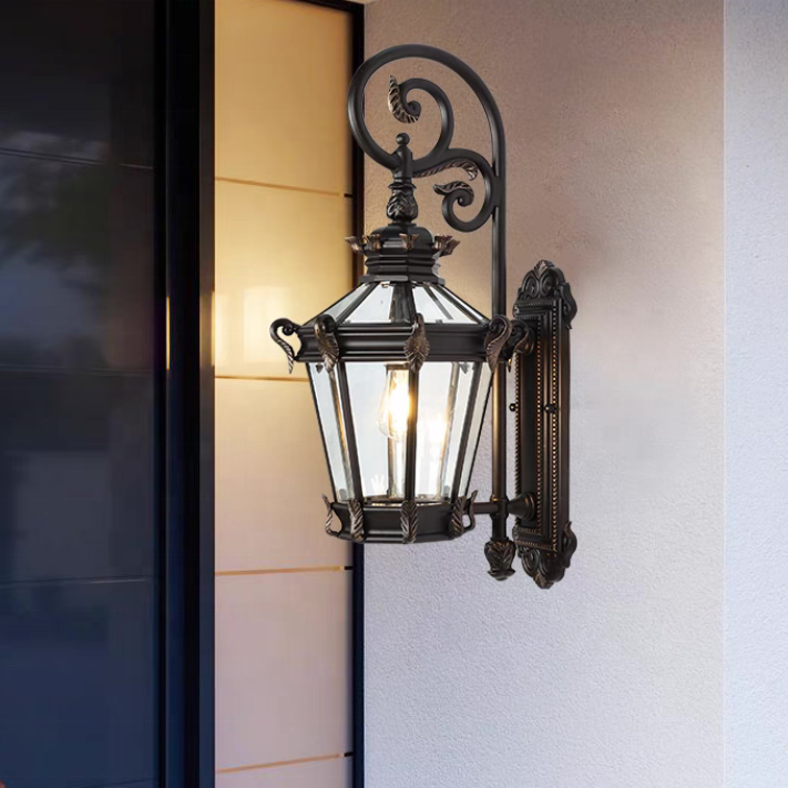 Luxury Antique Style Indoor and Outdoor Waterproof Pendant Light, High-quality Balcony, Living Room, Villa Pendant Light