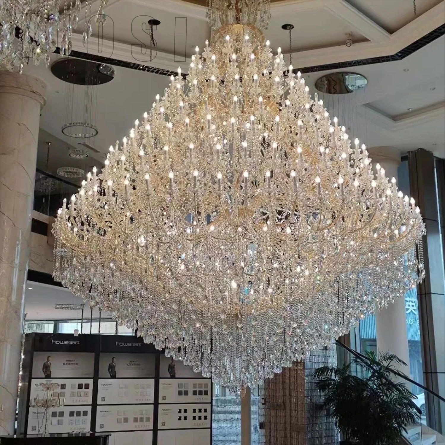72 Light Maria Theresa Low Hanging Ceiling Crystal Glass Chandelier Room Pendant Lights Decorative Lighting