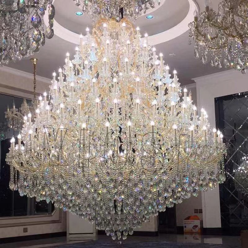 72 Light Maria Theresa Low Hanging Ceiling Crystal Glass Chandelier Room Pendant Lights Decorative Lighting