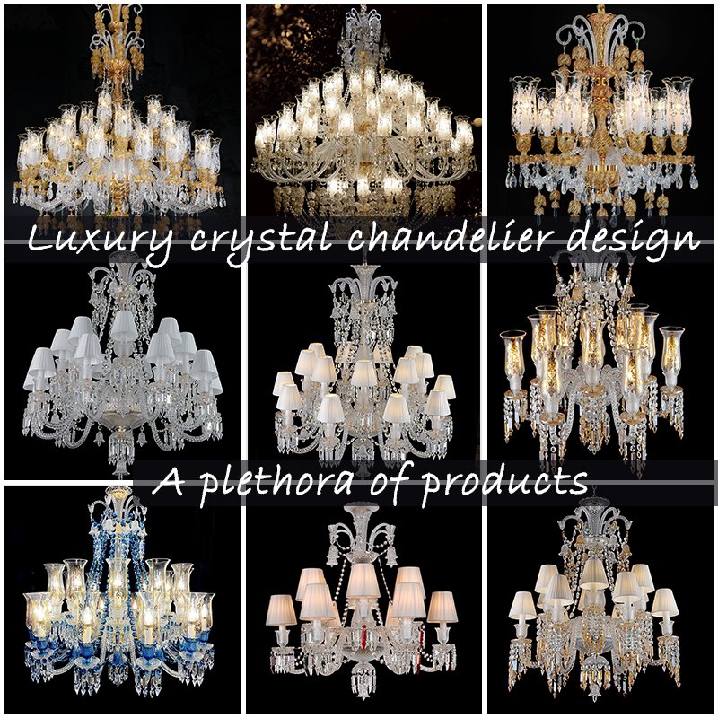72 Light Maria Theresa Low Hanging Ceiling Crystal Glass Chandelier Room Pendant Lights Decorative Lighting