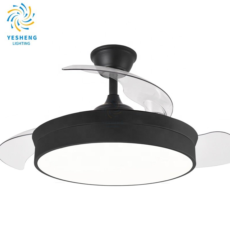 2028 New 42 Inch Invisible Fan Light 110 220v Decorative Bladeless Remote Control