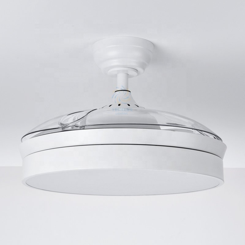 2028 New 42 Inch Invisible Fan Light 110 220v Decorative Bladeless Remote Control