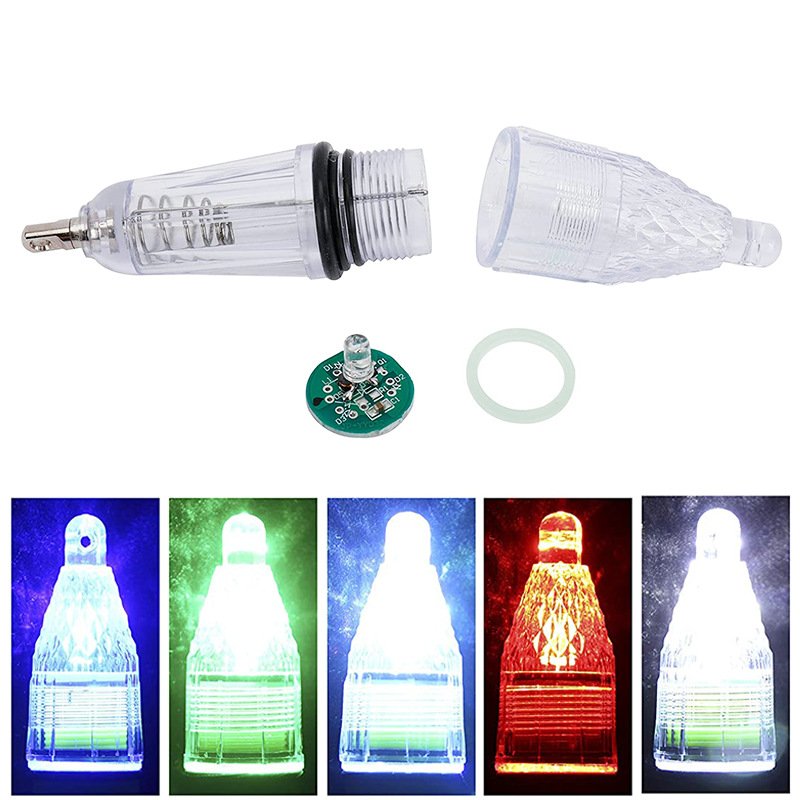 12cm LED Fishing Light Bait Lure Super Waterproof IP68 Underwater Lamp Deep Drop Fish Light