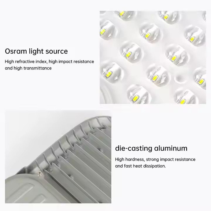 Manufacturer Oem 20w 30w 40w 60w IP65 Waterproof Outdoor Remote Control Split Street Lamp All in Two Led Solar Street Light