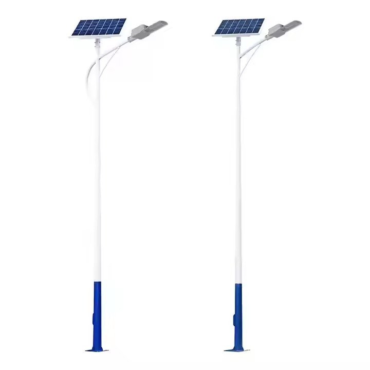 Manufacturer Oem 20w 30w 40w 60w IP65 Waterproof Outdoor Remote Control Split Street Lamp All in Two Led Solar Street Light