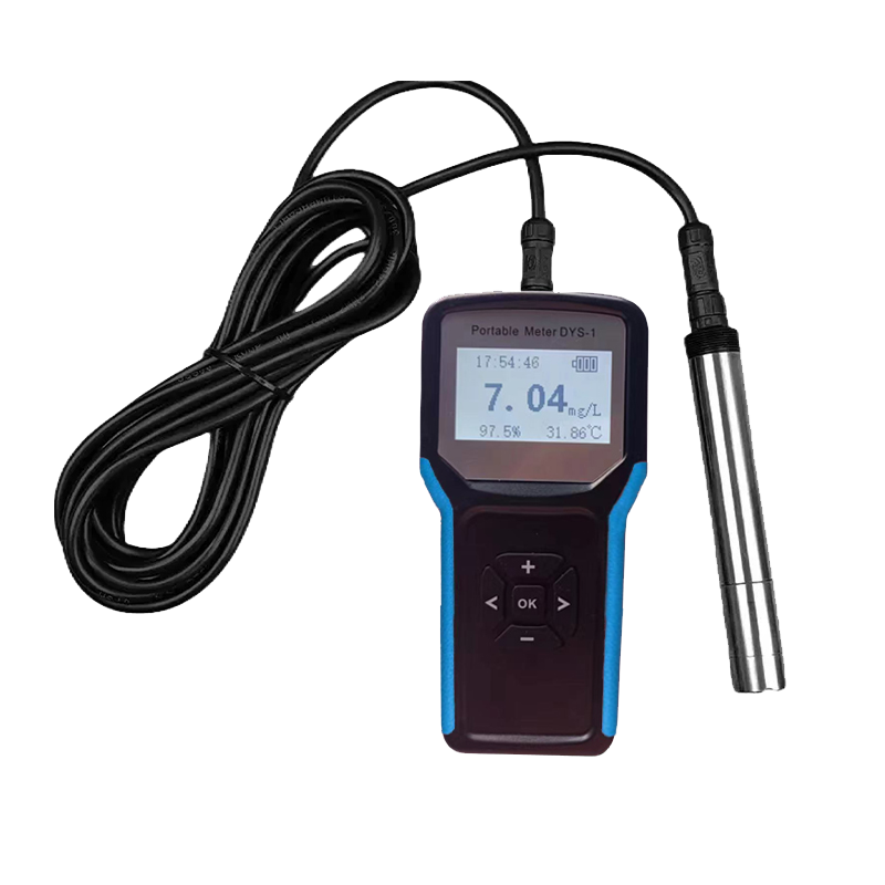DYS-1 Portable Dissolved Oxygen Meter LCD Display Salinity RS485 Stainless Steel/ Titanium