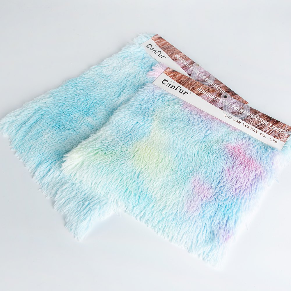 100% Polyester Plush Fabric Suitable Wholesale Tie Dye PV Fabric for Carpet/Toy/Garment/pet Mat