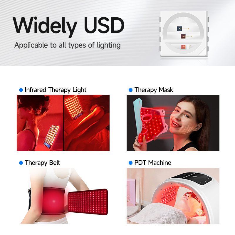 HY High Quality 5050 Three Color YRIR Infrared Beauty Instrument Light Source RBYIR Four-color Medical Lamp Yellow Red Light