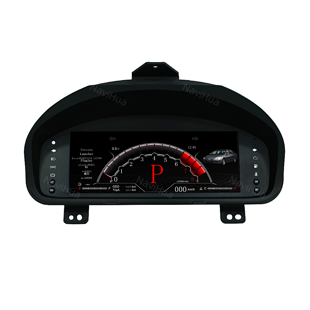 NaviHua 10.25" LCD Dashboard Screen for Honda Accord 2003 2007 Car Digital Cluster Auto Speedometer Virtual Cockpit New Arrival