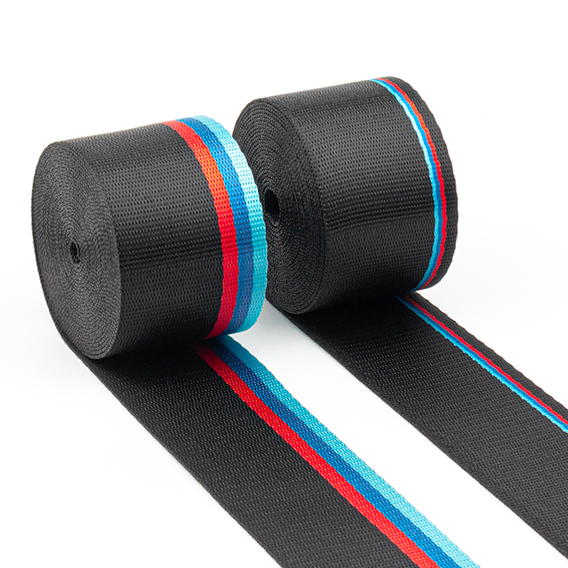 Custom logo Color Webbing High Tenacity Polyester Auto Racing Car Safety Seatbelt for bmw
