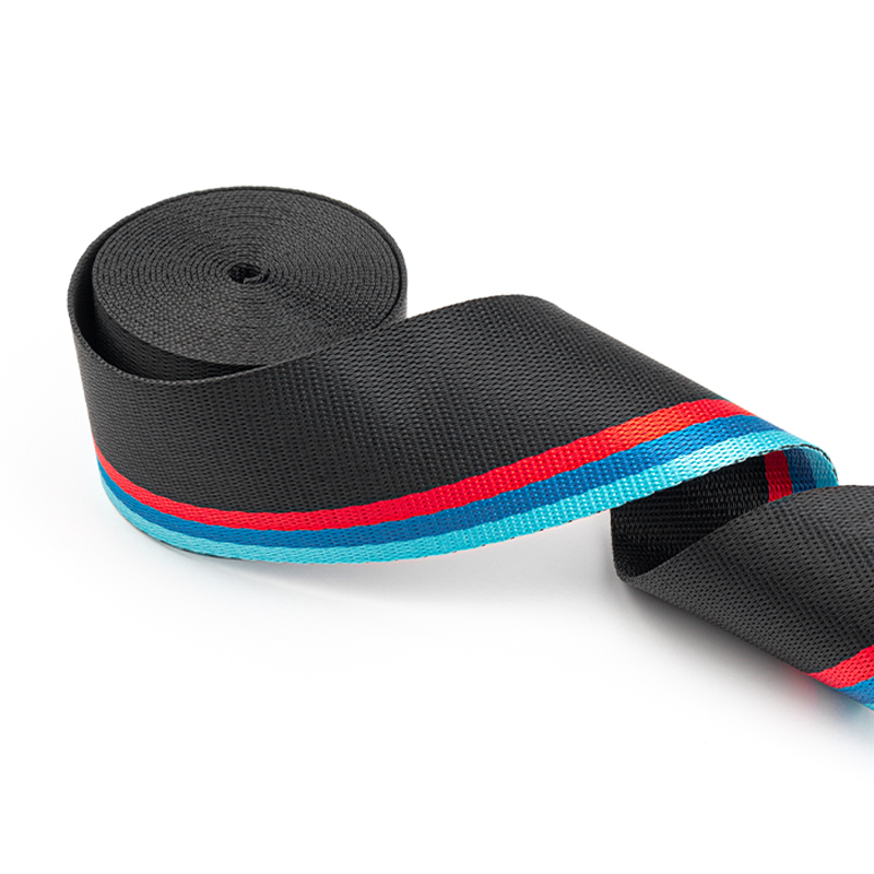 Custom logo Color Webbing High Tenacity Polyester Auto Racing Car Safety Seatbelt for bmw