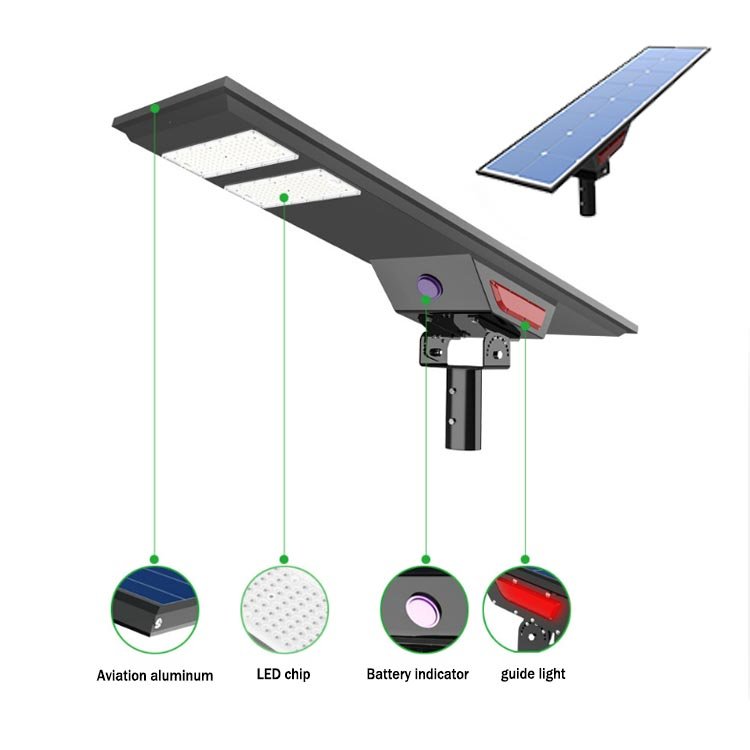1000w High Lumens Led Outdoor Waterproof Street Light Road All in One Solar Led Street Light