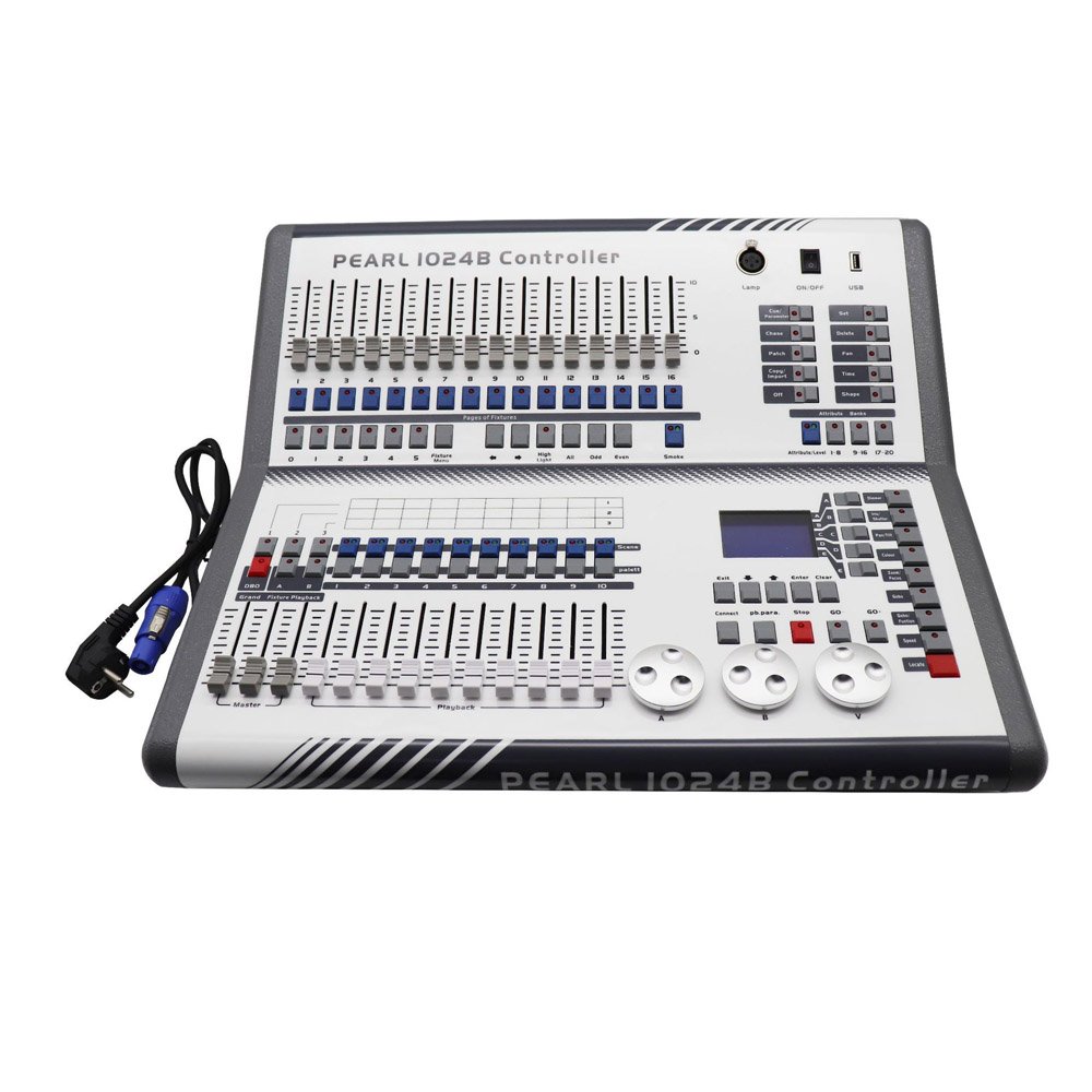 Pearl 1024B Controller Professional Stage Lighting Console DMX 512 Mixer Disco DJ Party Club Concert Desk