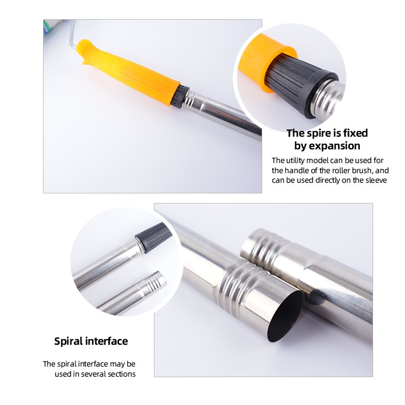 0.8-meter Diameter 22mm Multi-purpose Mop Broom Extension Aluminum Telescopic Adjustable Handle Extension Rod