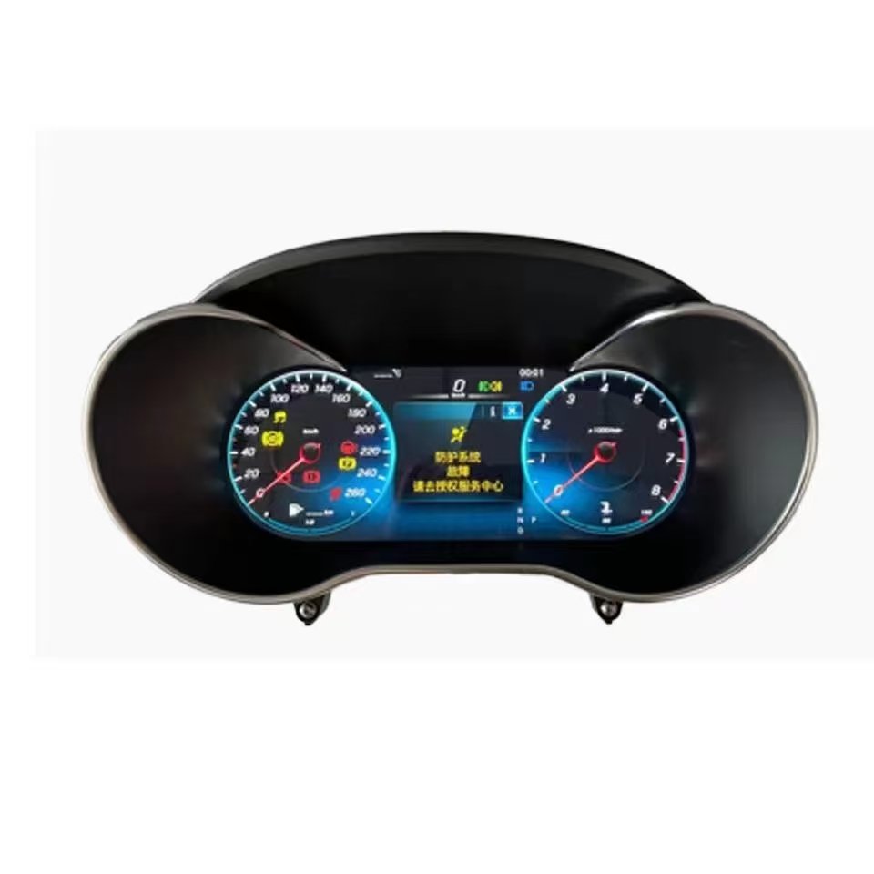 NaviHua New Linux Car Digital Cluster for Mercedes Benz C W205 GLC X253 LCD Dashboard Speedometer Upgrade Cockpit Auto Meter