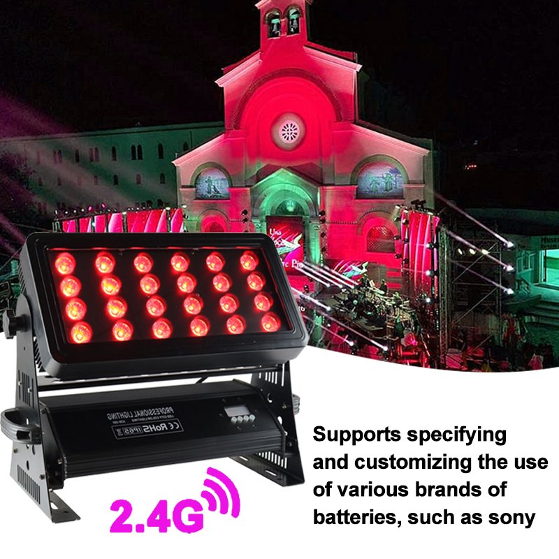 Grace Battery Charge Management LED City Color WiFi Wireless DMX Stage Lighting