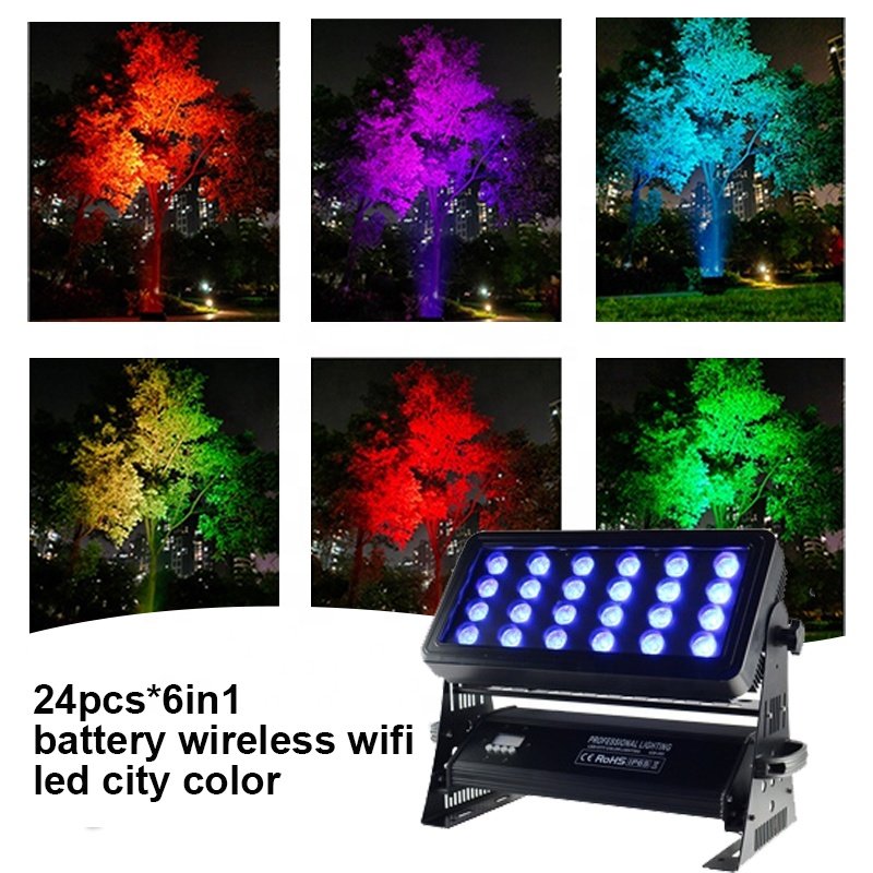 Grace Battery Charge Management LED City Color WiFi Wireless DMX Stage Lighting