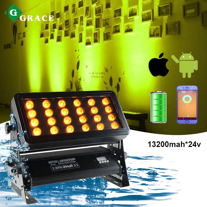 Grace Battery Charge Management LED City Color WiFi Wireless DMX Stage Lighting
