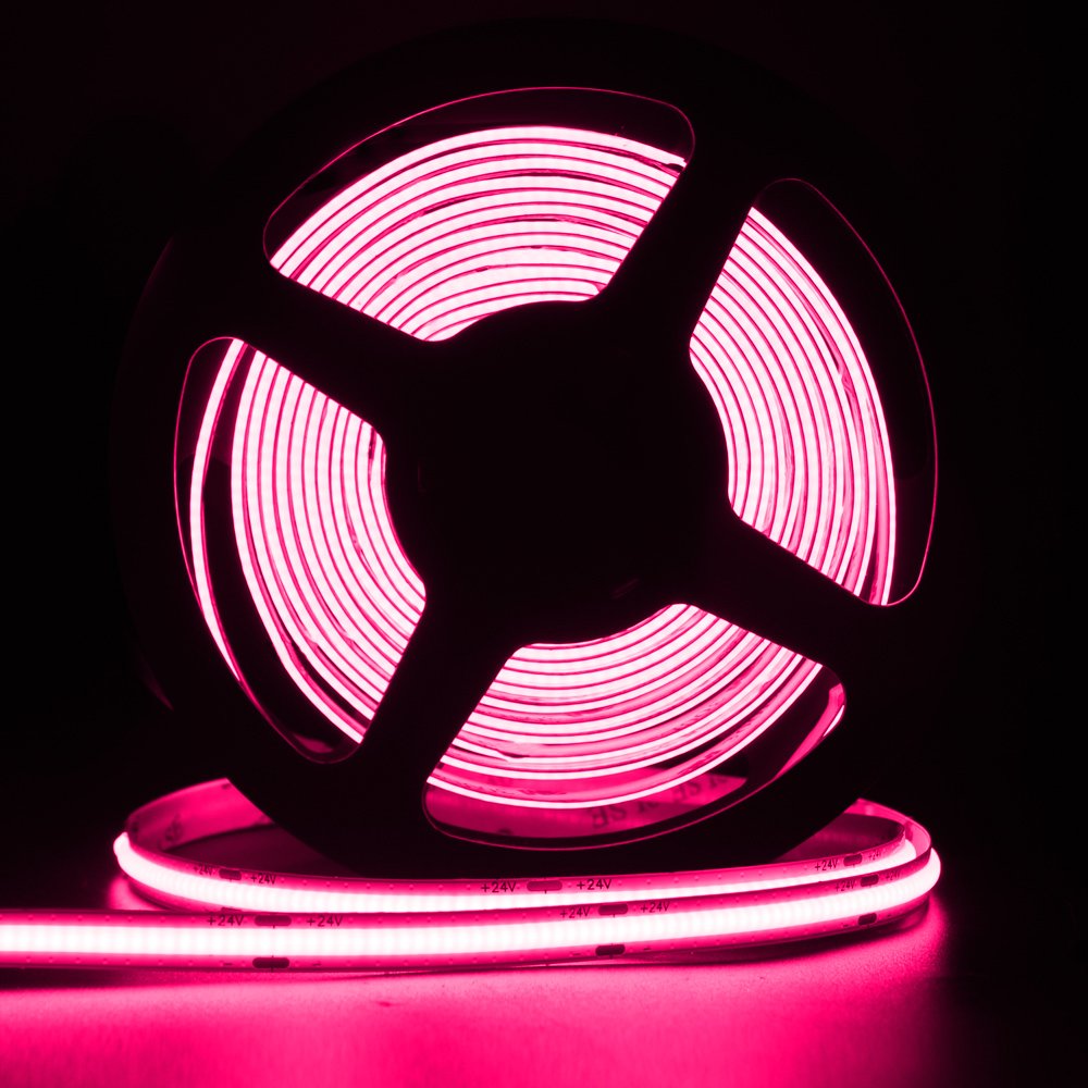 High Quality RGBIC LED Strip Light 12V-24V 2800k-6500k 2.7mm-5/10mm Custom Flexible Cob for Home Landscape Bluetooth Switch Mode