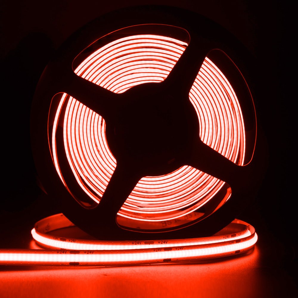 High Quality RGBIC LED Strip Light 12V-24V 2800k-6500k 2.7mm-5/10mm Custom Flexible Cob for Home Landscape Bluetooth Switch Mode