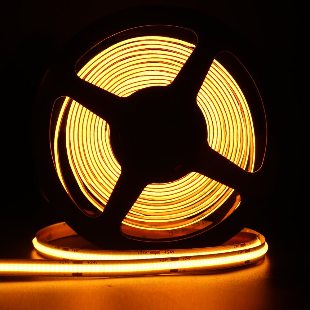 High Quality RGBIC LED Strip Light 12V-24V 2800k-6500k 2.7mm-5/10mm Custom Flexible Cob for Home Landscape Bluetooth Switch Mode