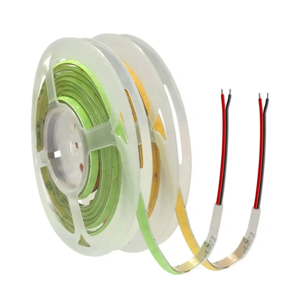 High Quality RGBIC LED Strip Light 12V-24V 2800k-6500k 2.7mm-5/10mm Custom Flexible Cob for Home Landscape Bluetooth Switch Mode