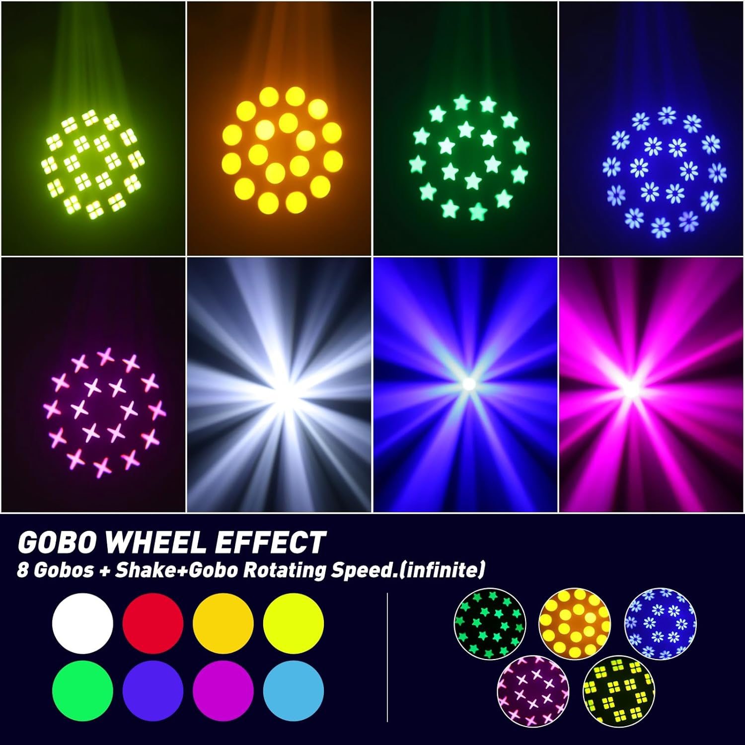 150w Dj Equipment Gobo Spot Beam Led Moving Head Dj Party Disco Led Stage Lights