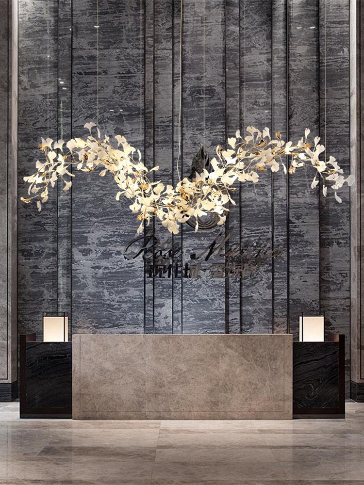 Hotel Lobby Art Decorative Custom Large Chandelier Ceiling Lights