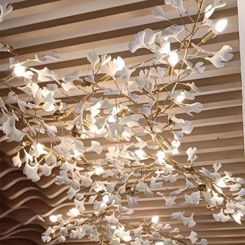 Hotel Lobby Art Decorative Custom Large Chandelier Ceiling Lights