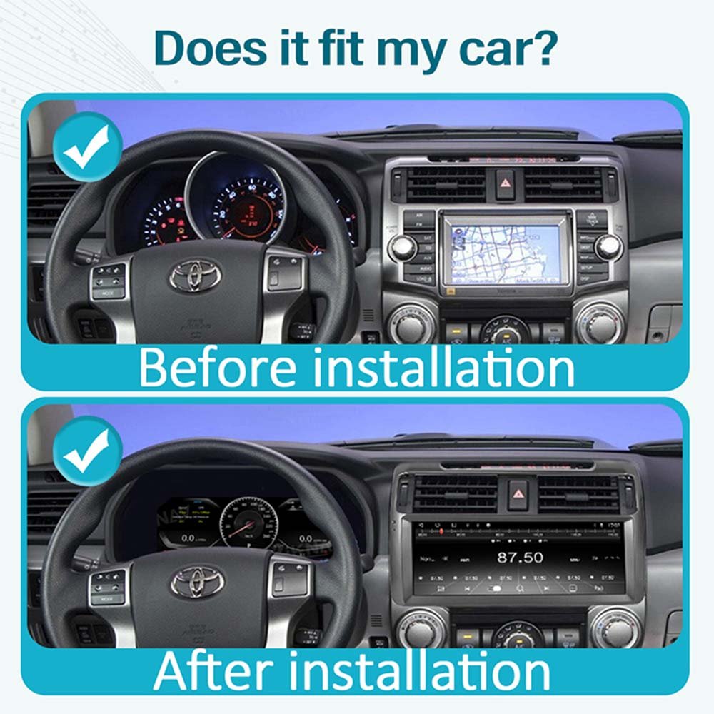 12.3" LCD Screen Auto Meter Instrument Cockpit Display for Toyota Alphard 20/30 Series 2008-2018 Dashboard Digital Cluster