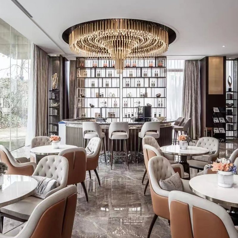 Hotel Chandelier Engineering Chandelier Ceiling Living Room Chandelier Modern Luxury Villa Double Loft Hanging Lamp