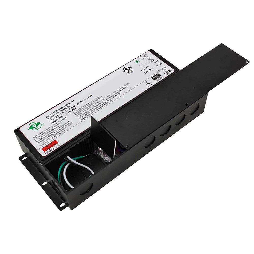 UL CUL ETL LED Strip Light Power Supply 12V 24V 30W 60W 80W 100W 120W 150W 200W 300W 100-277Vac Led Driver