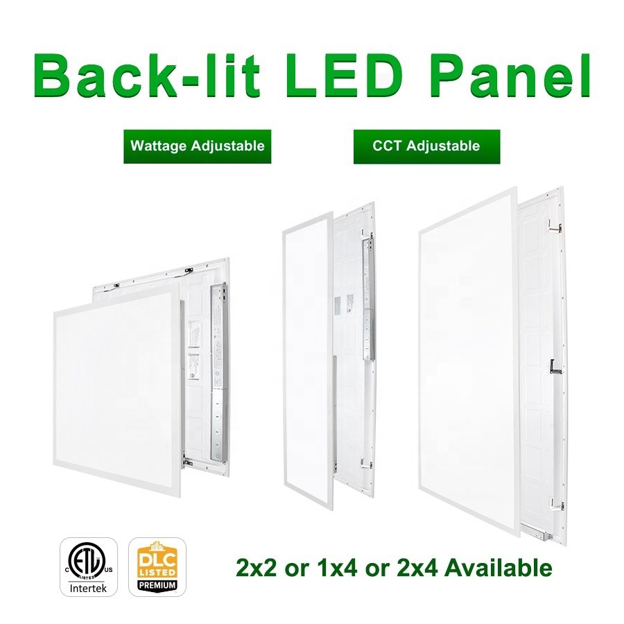 50/45/40/30/25W 3500K 4000K 5000K Selectable 130LM/W Supermarket Bathroom Back-Lit Led Panel Light