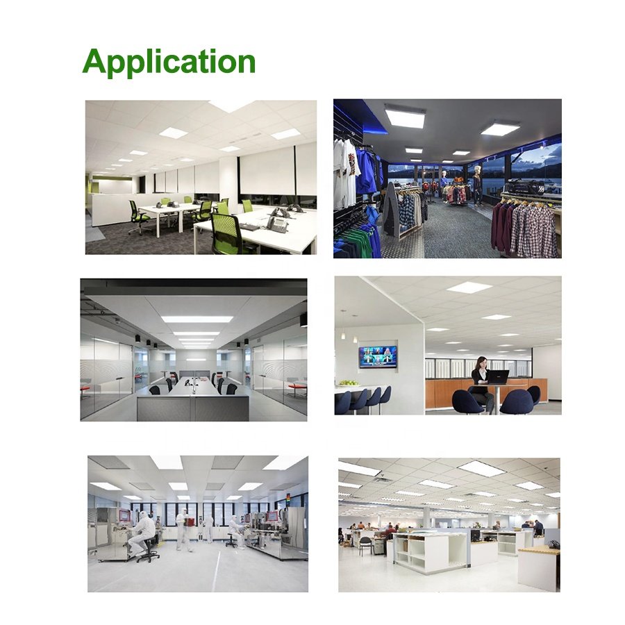 50/45/40/30/25W 3500K 4000K 5000K Selectable 130LM/W Supermarket Bathroom Back-Lit Led Panel Light