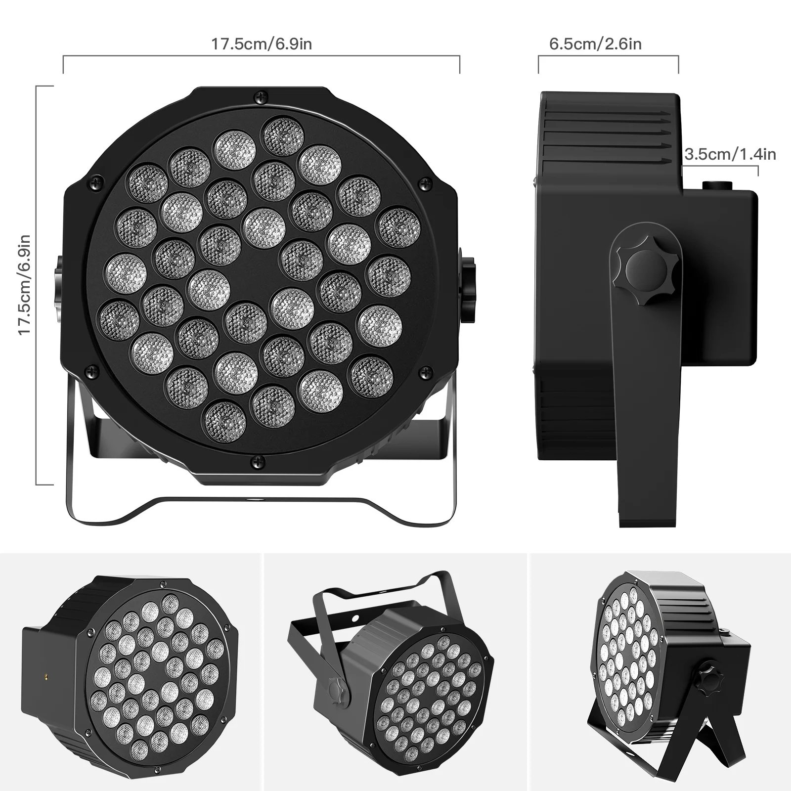 RGB Led Light DMX Strobe Channel Sound Activated Party Light for Nightclub Party Disco DJ Concert Night Stage Lights
