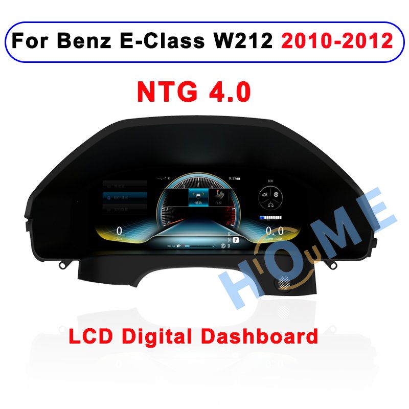 Digital Dashboard Panel Virtual Instrument Cluster CockPit LCD Speedometer for Mercedes Benz E-Class W212 2010-2015
