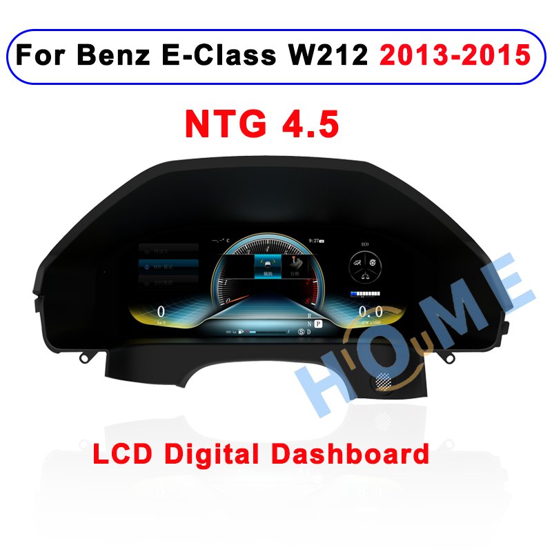 Digital Dashboard Panel Virtual Instrument Cluster CockPit LCD Speedometer for Mercedes Benz E-Class W212 2010-2015