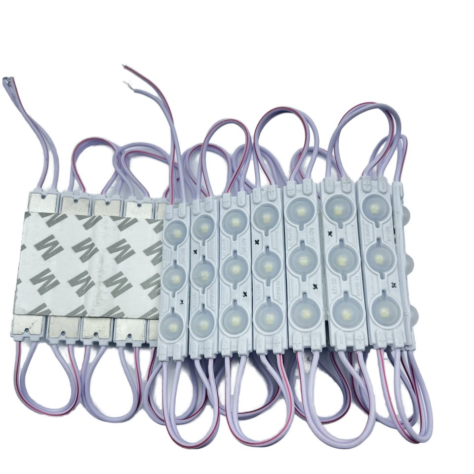 6011 12V SMD 2835 Outdoor High Bright LED Module 1.5W 3Leds for Signage Advertising Light Box Injection Lens Illuminated Sign